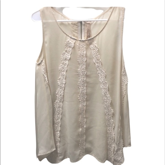 Mystree Tops - Mystree- Blouse with lace detail